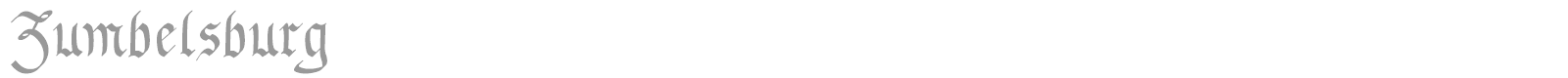 Zumbelsburg font preview